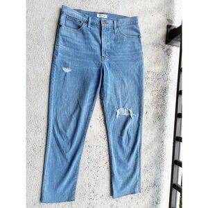 Madewell The Perfect‎ Vintage Jeans Straight Leg Distressed